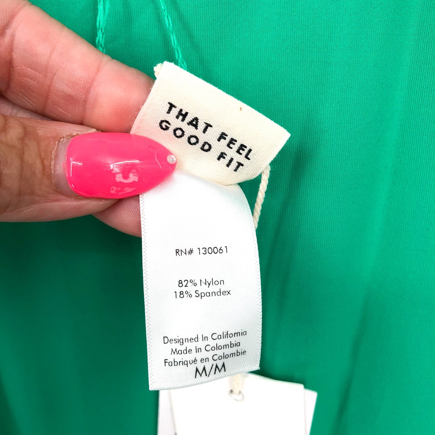 L SPACE Women's Piper Classic One Piece Swimsuit Medium Jade Green Keyhole