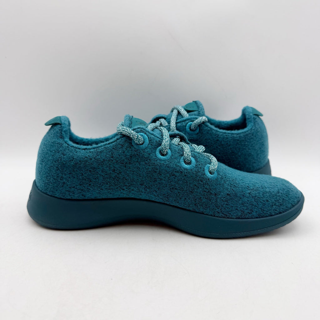 AllBirds Womens Wool Runner Sneakers US 6 EU 36 Teal Athletic NIB
