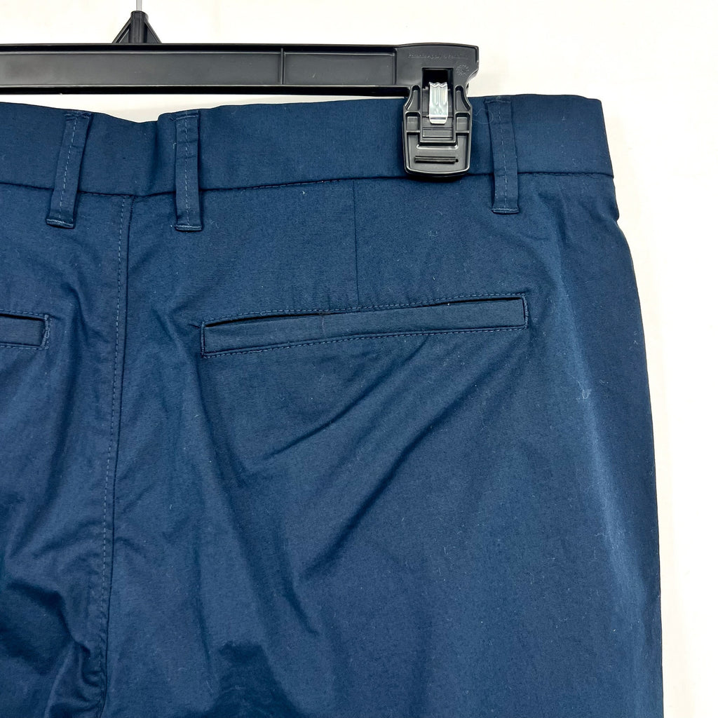 EVERLANE Mens The Air Chino Pants 31x30 Navy Blue Cotton Poplin Slim Fit NWT
