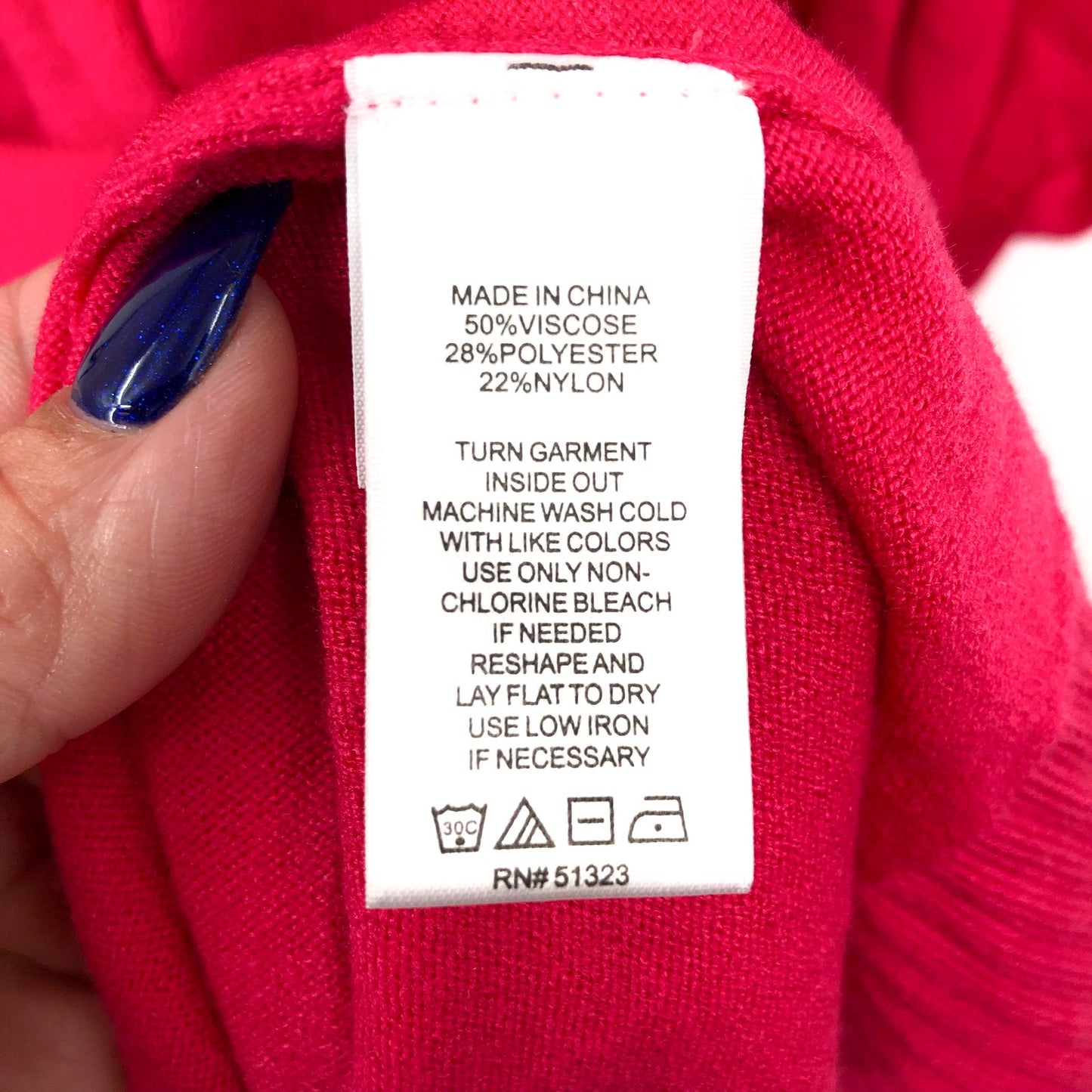 CECE Ruffled Sweater Dress Medium Pink Rich Magenta Long Sleeve NWT