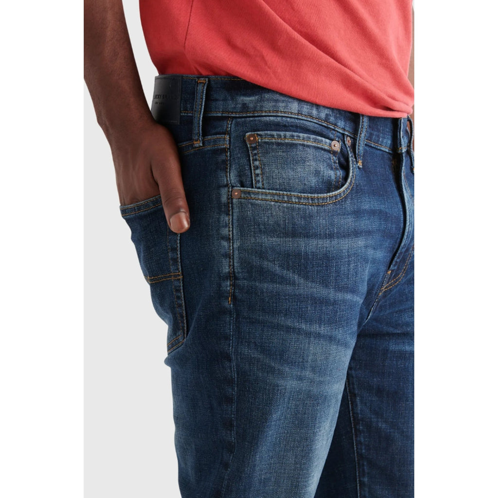LUCKY BRAND Men's 223 Straight Jeans 34x32 Lynwood Blue Advanced Stretch NWT