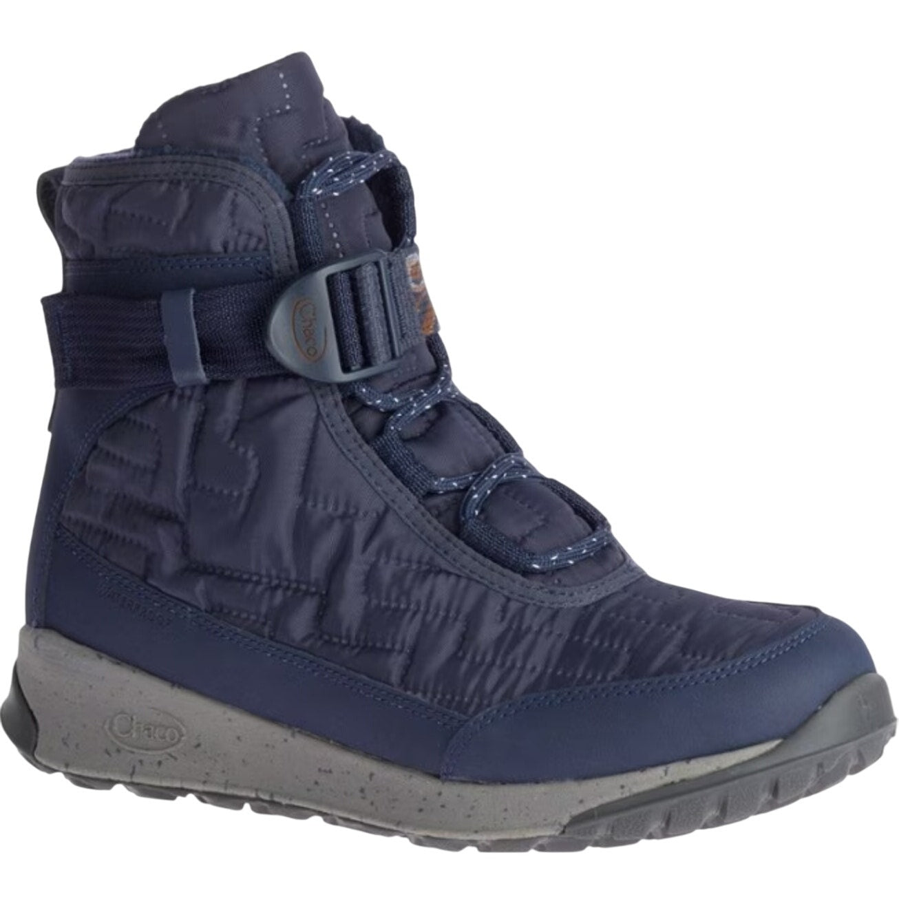 Chaco Womens Borealis Boots US 6 Blue Quilted Waterproof Seam Sealed NWT