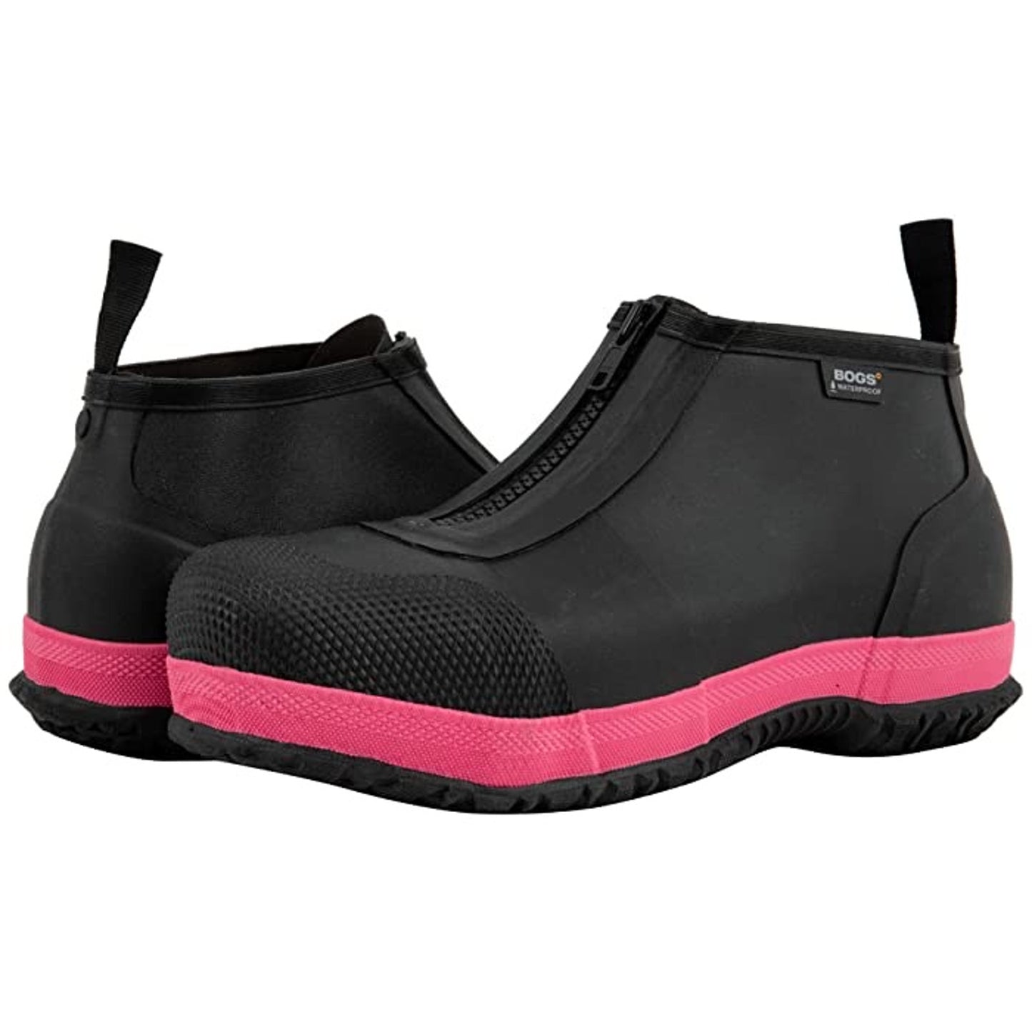 Bogs Mens Overshoe Zip Composite Toe Work Shoes US 9 EU 42 Black Waterproof NIB