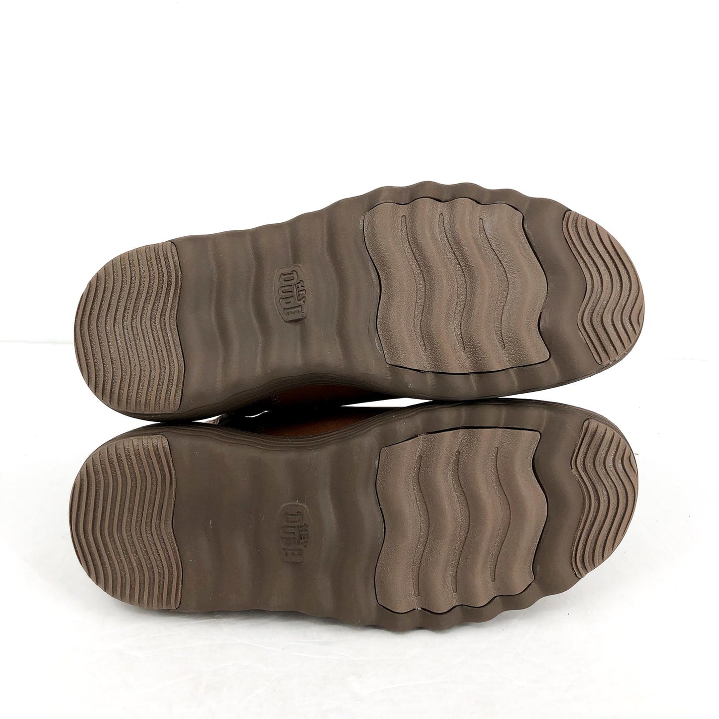 HEY DUDE Womens Branson Ankle Boots US 7 Cognac Leather Pull-On NIB