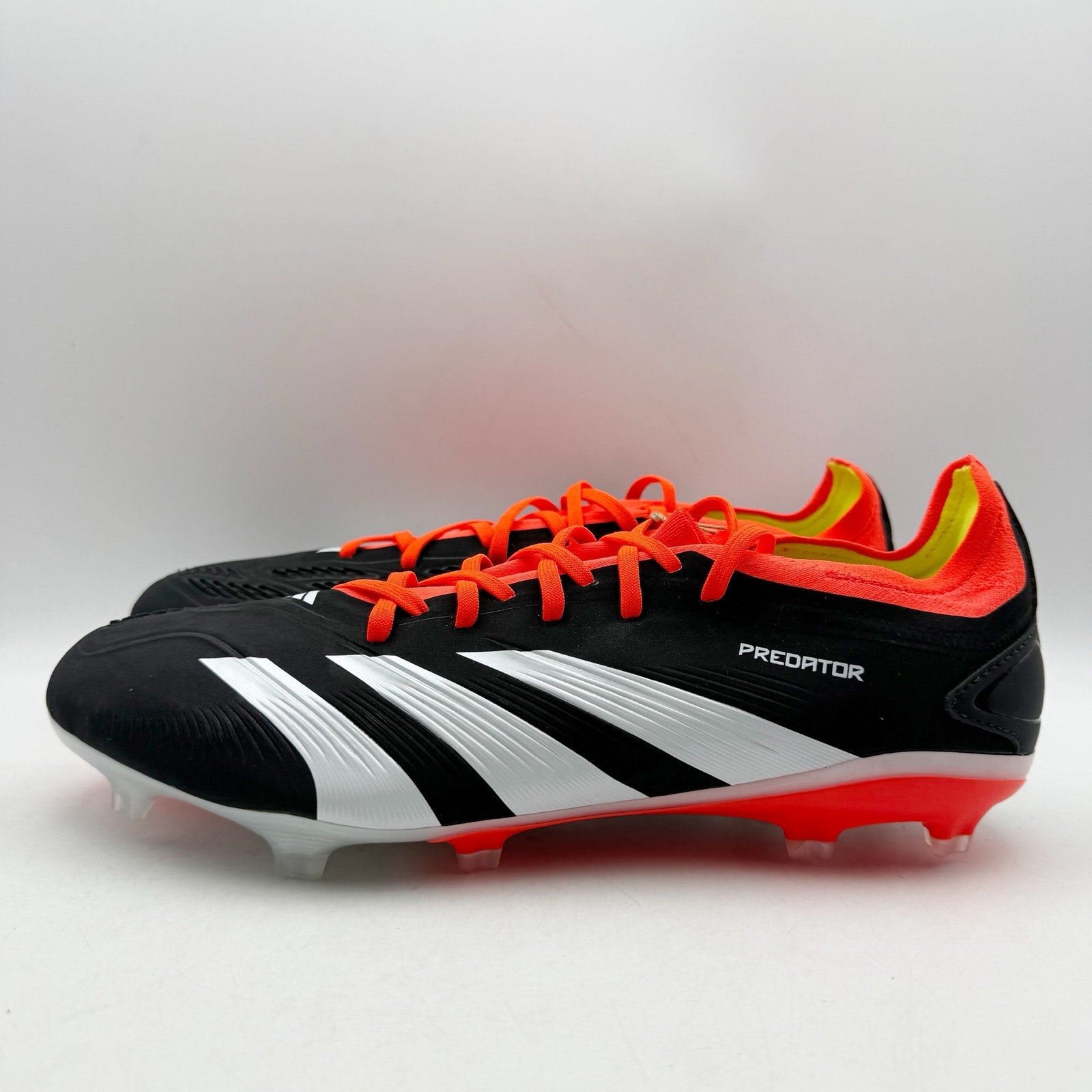 Adidas Mens Predator Pro Soccer Cleats US 11.5 Black Red White IG7777 NWOB