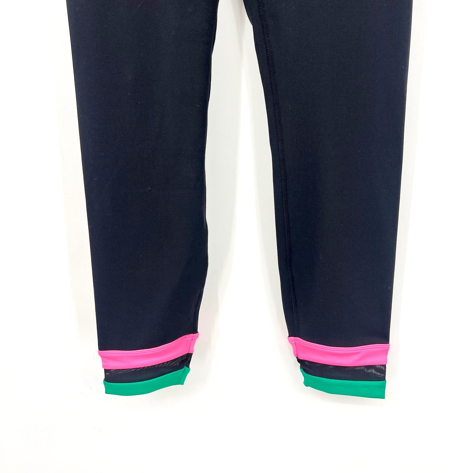 BEACH RIOT Women's Asher 7/8 Leggings Medium Black Colorblock Athletic NWT