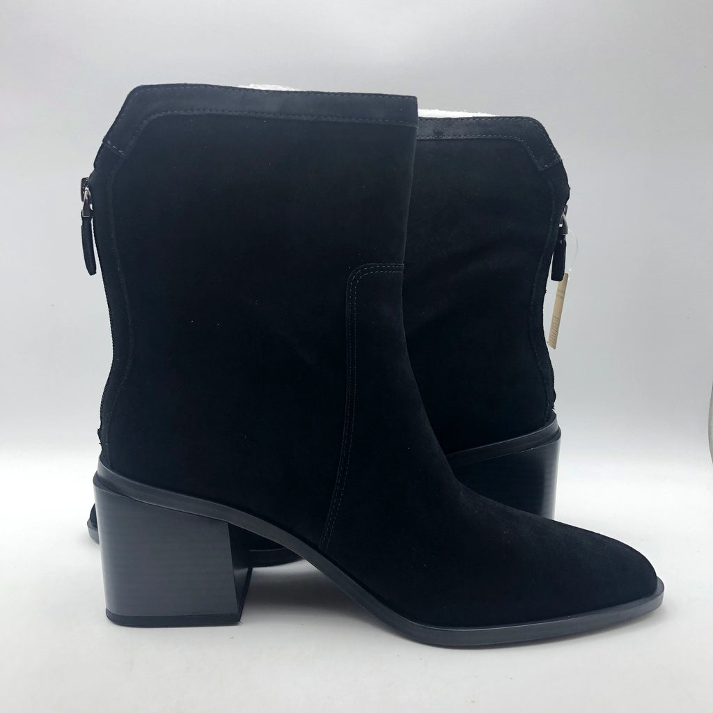 Vince Camuto Womens Kortimy Heeled Ankle Boots Size 6.5 Black Suede NIB