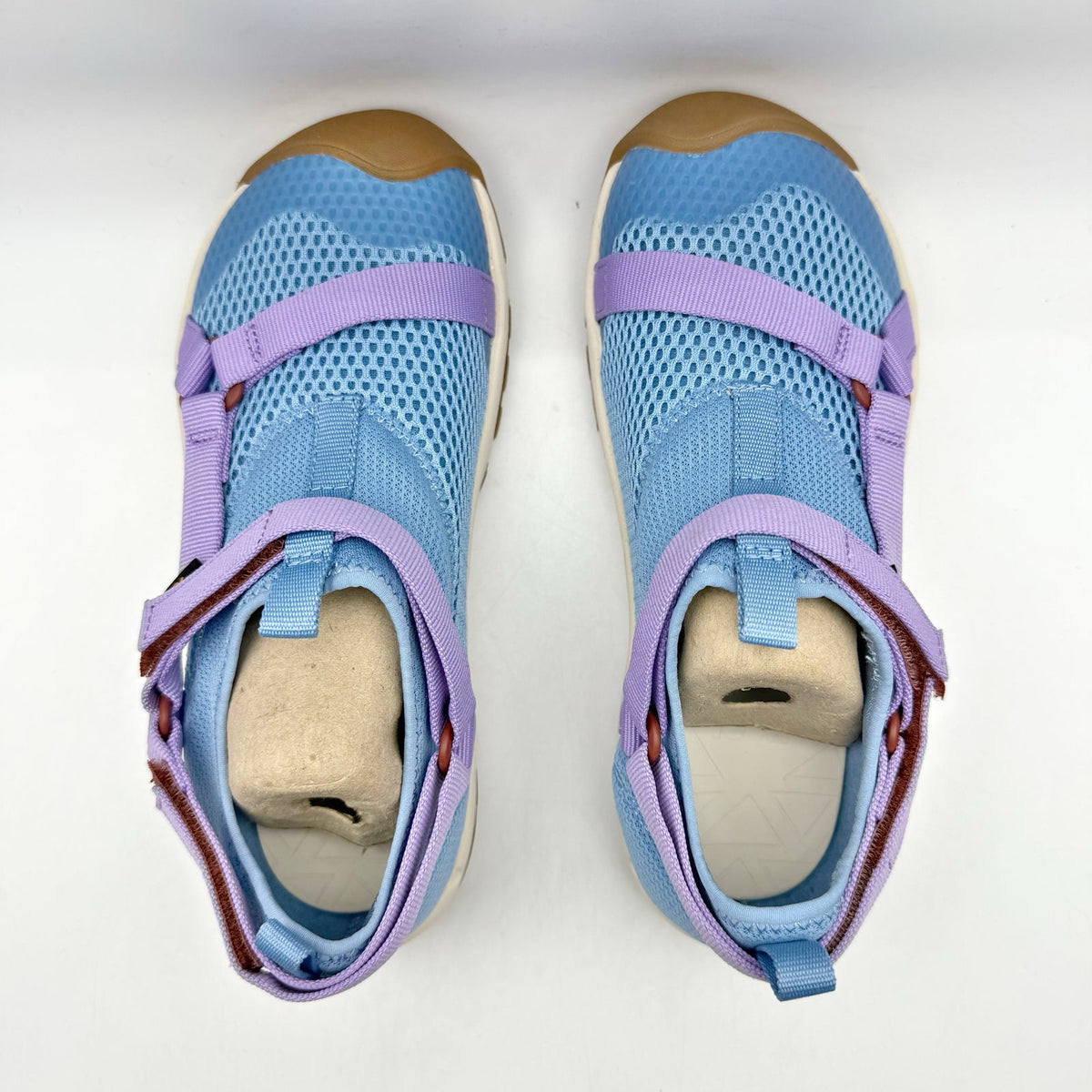 TEVA Kids Outflow Universal Closed Toe Sandals US 4 Purple Blue Water Shoes NIB