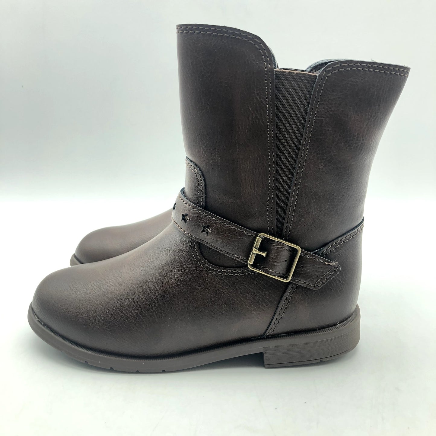 Stride Rite Girls SR Lizz Boots Size 10 Toddler Shoes Brown NIB