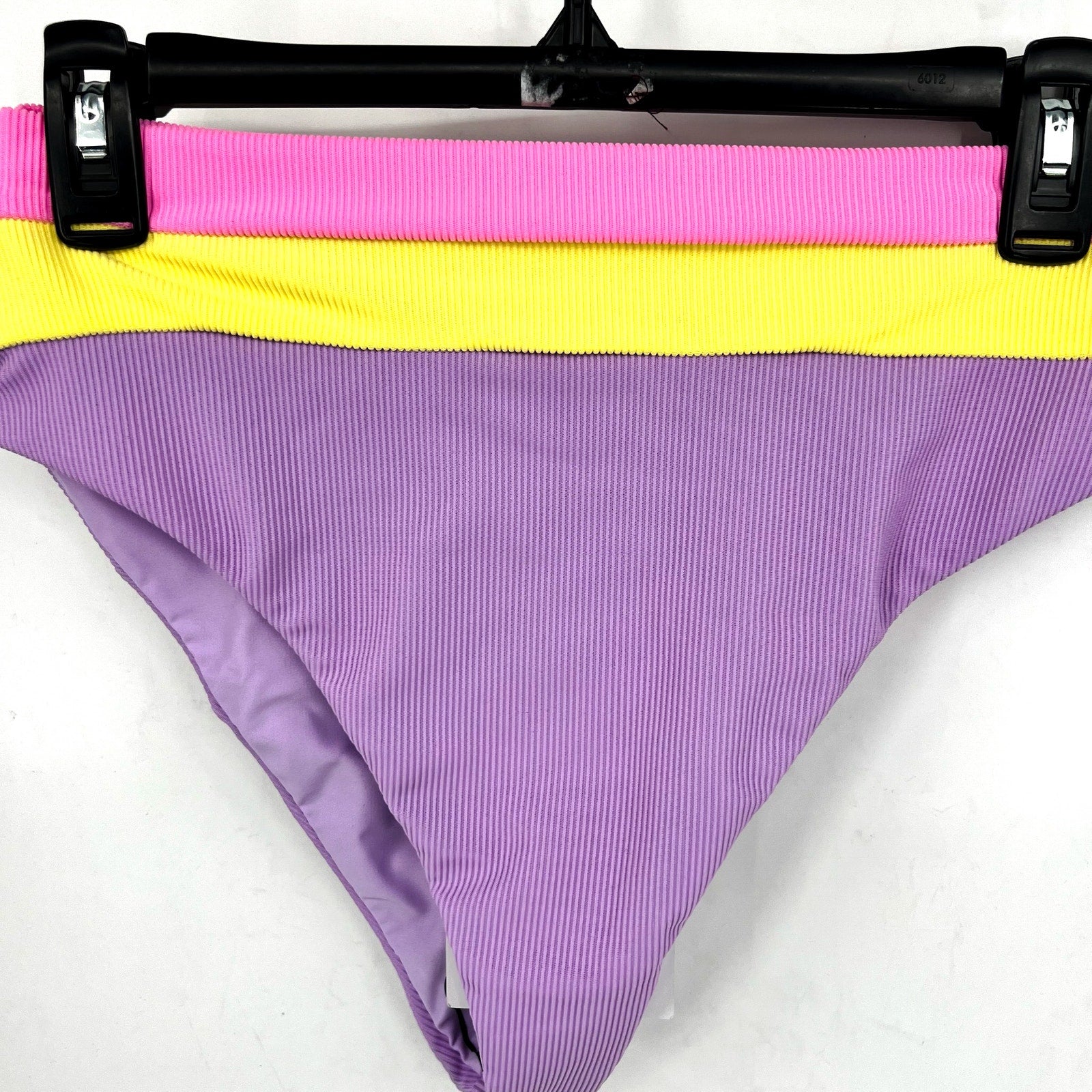BEACH RIOT Heidi Bikini Bottom Medium Purple Sublime Spring High Waisted NWT