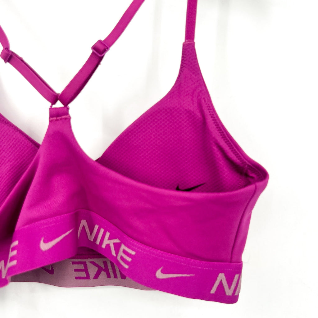 NIKE Women's Indy Light-Support Adjustable Sports Bra XS Pink Sweet Beet NWT