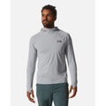 MOUNTAIN HARDWEAR Men's Crater Lake Hoody Medium Glacial Gray Long Sleeve UV NWT
