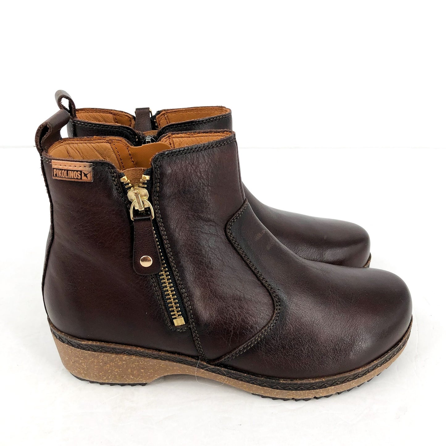 PIKOLINOS Womens W0W-8988 Granada Ankle Boots EU 36 US 6 Brown Leather NIB