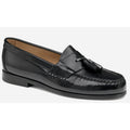 JOHNSTON & MURPHY Mens Hayes Tassel Dress Loafers Size 11.5 Black Leather NWOB