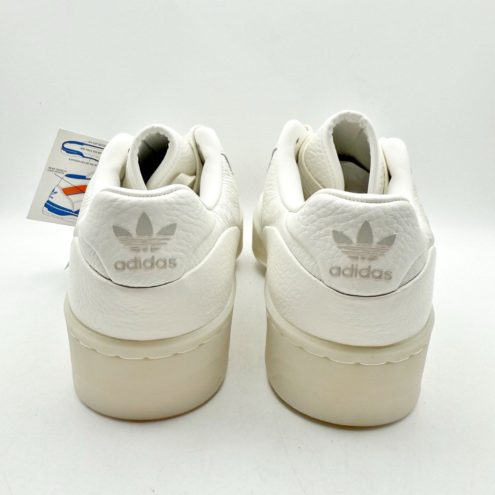Adidas Originals Mens Rivalry Low Lux Casual Sneaker Size 11.5 White Leather NIB