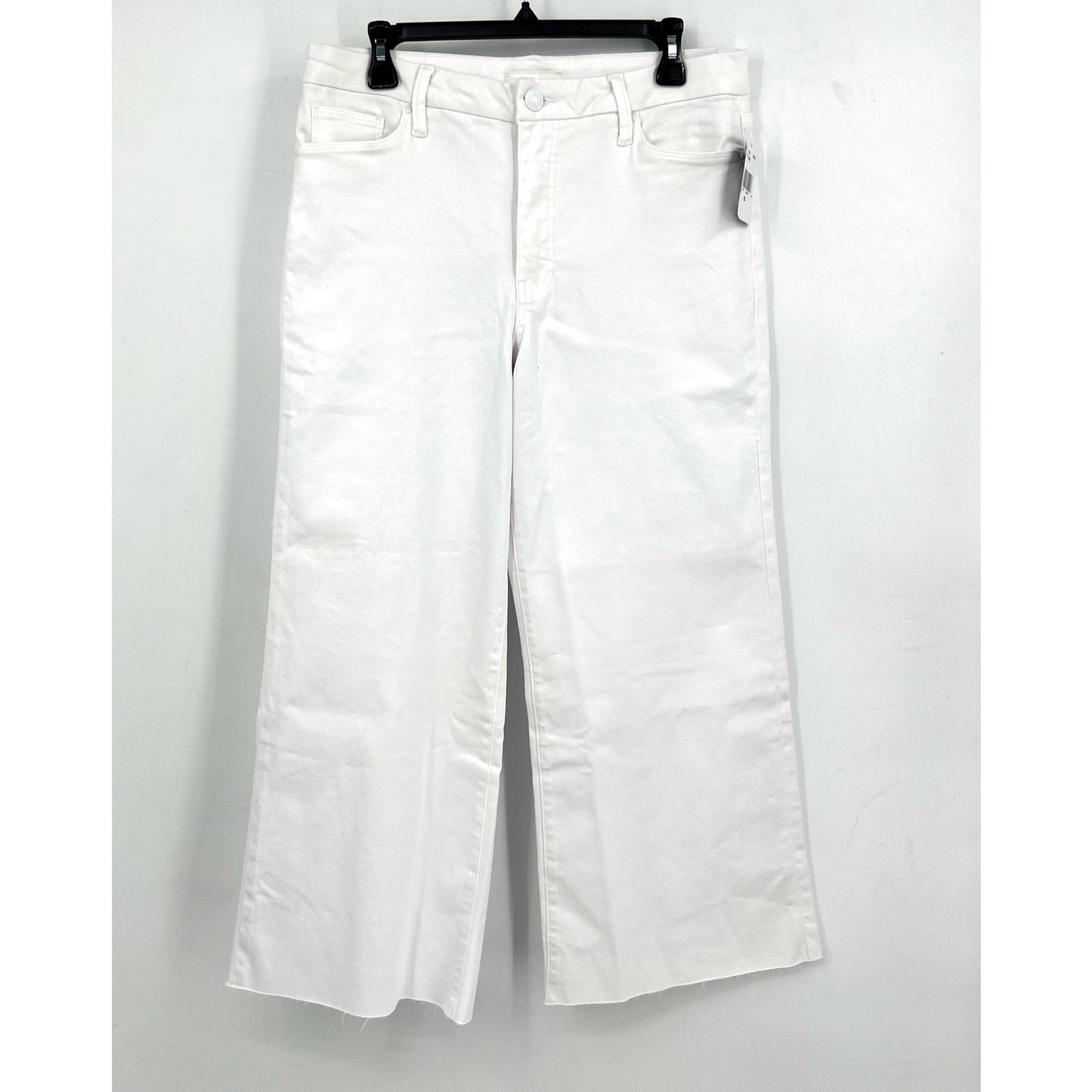 KUT FROM THE KLOTH Meg Wide Leg Jeans Size 8 Optic White High-Rise Fab Ab NWT