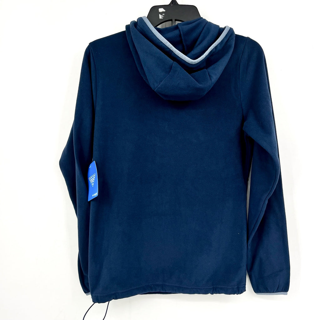 Columbia Womens Tidal Fleece Hoodie XS Blue Pocket Pullover NWT