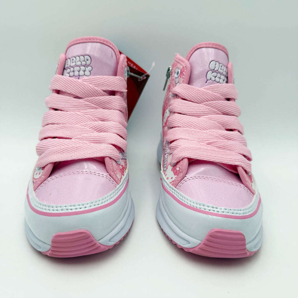 Heelys Girls Veloz Chi Hello Kitty Sneakers US 3 EU 34 Pink Canvas NIB