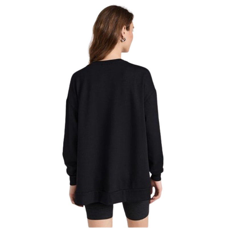 BEYOND YOGA Women's Off Duty Pullover Sweatshirt XS Black Crewneck NWT