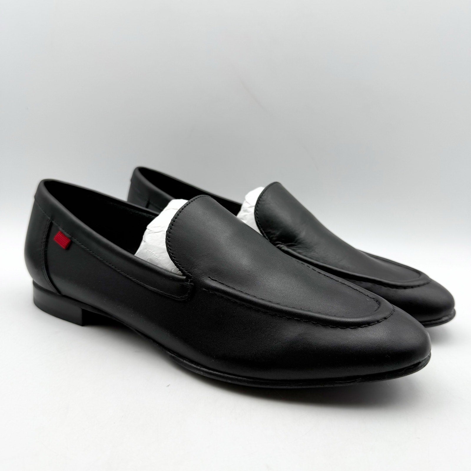 Marc Joseph New York Womens Madison Ave Loafers US 9 M Black Leather NWOB