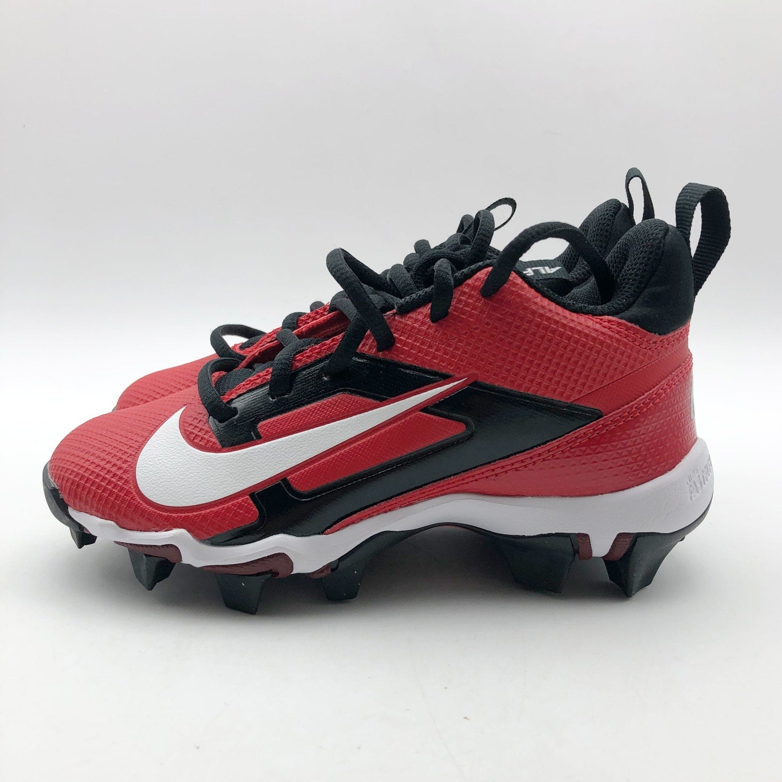 Nike Boys' Alpha Menace 4 Shark Football Cleats Size 10 Red White NWOB