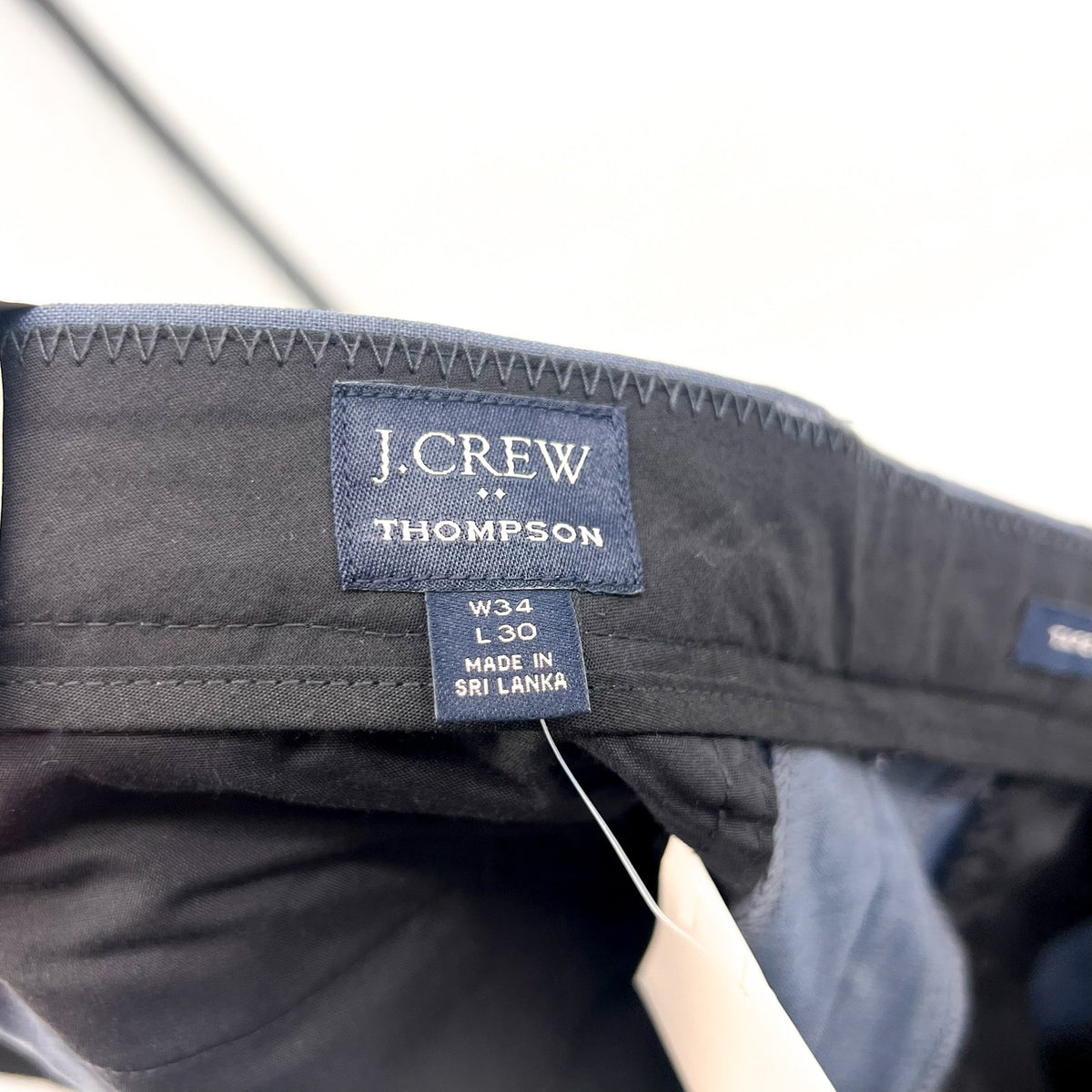J.CREW Men's Four Season Thompson Dreass Pants 34x30 Blue Wool AP879 NWT