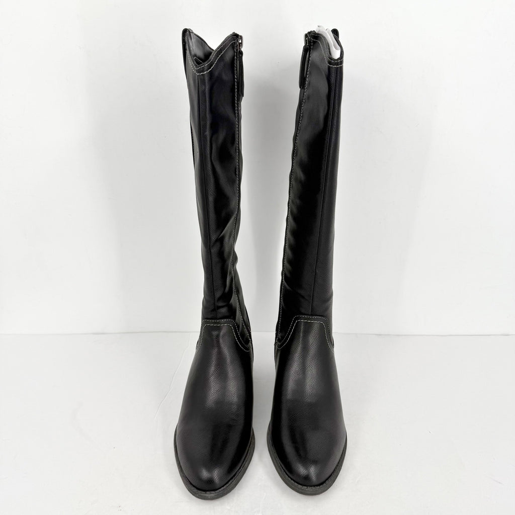 SOUL Naturalizer Womens Zoya Boots US 8 Wide Black Knee High NIB