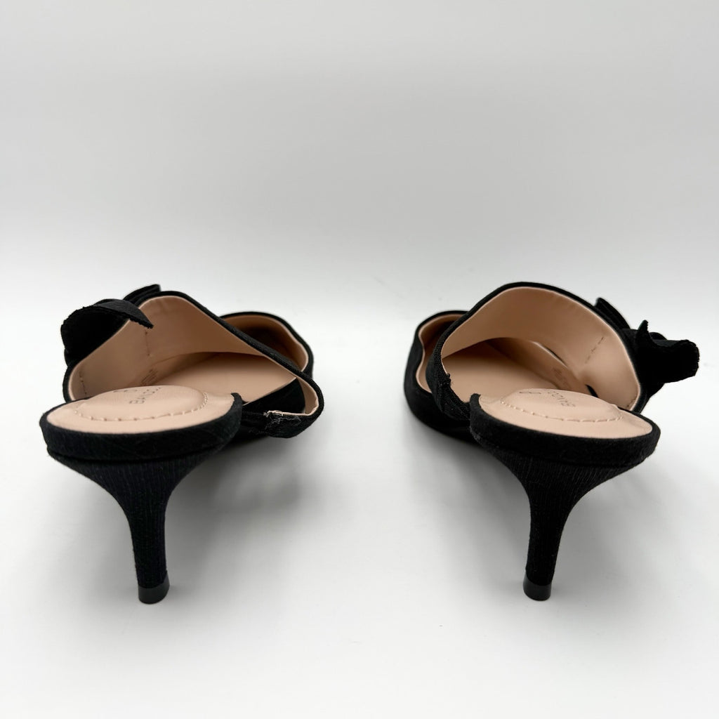 Bandolino Womens Millie Heels US 8 M EU 39 Black Slip On NWOB