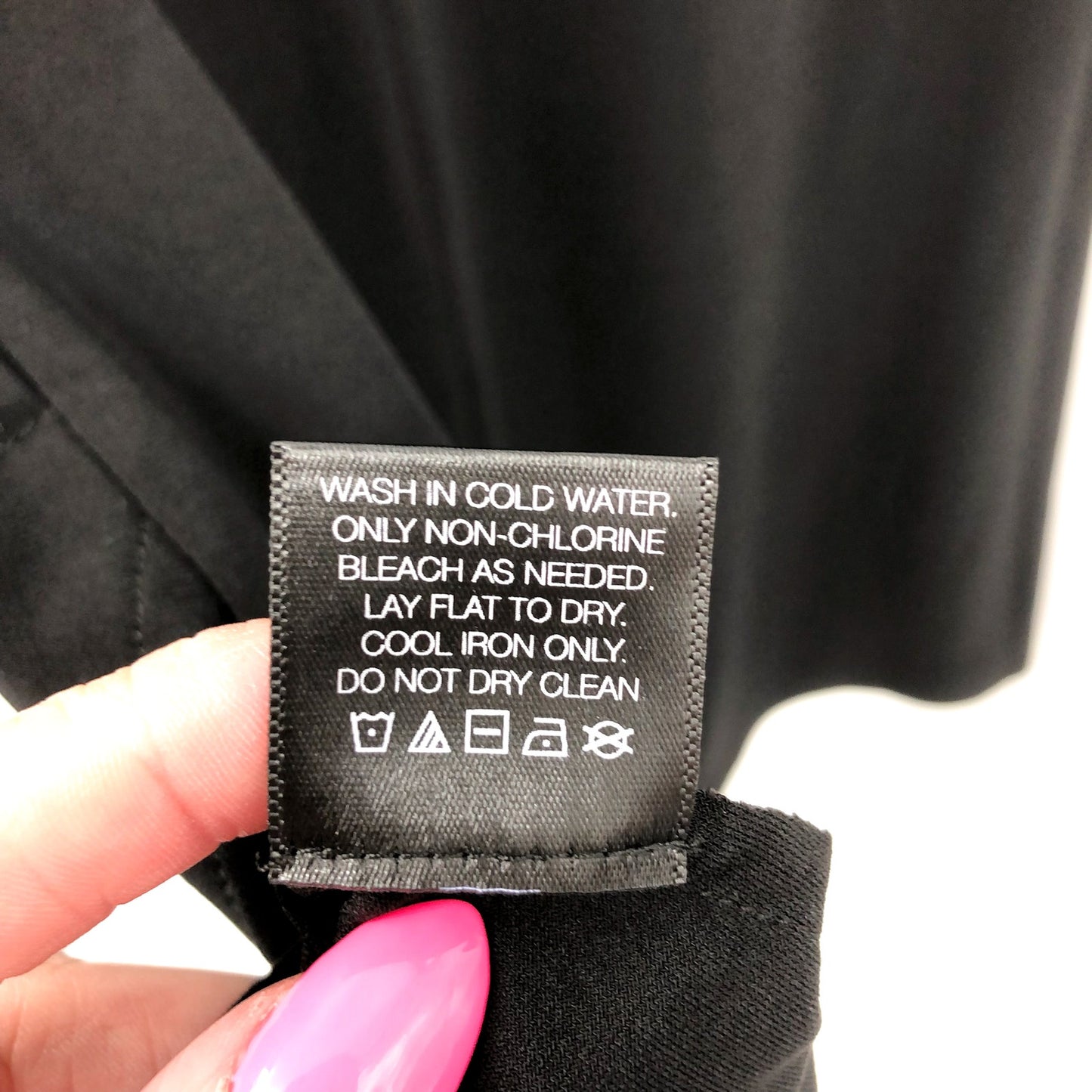 NORMA KAMALI Turtleneck Jersey Long-Sleeve Mini Dress Medium/38 Black NWOT