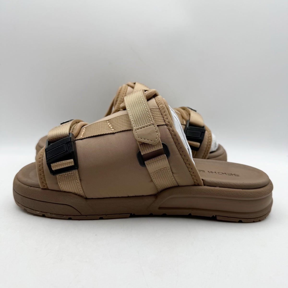 Seichi Mens Yoroi V2 Slide Sandals Size 8 EU 41 Mocha Brown NIB