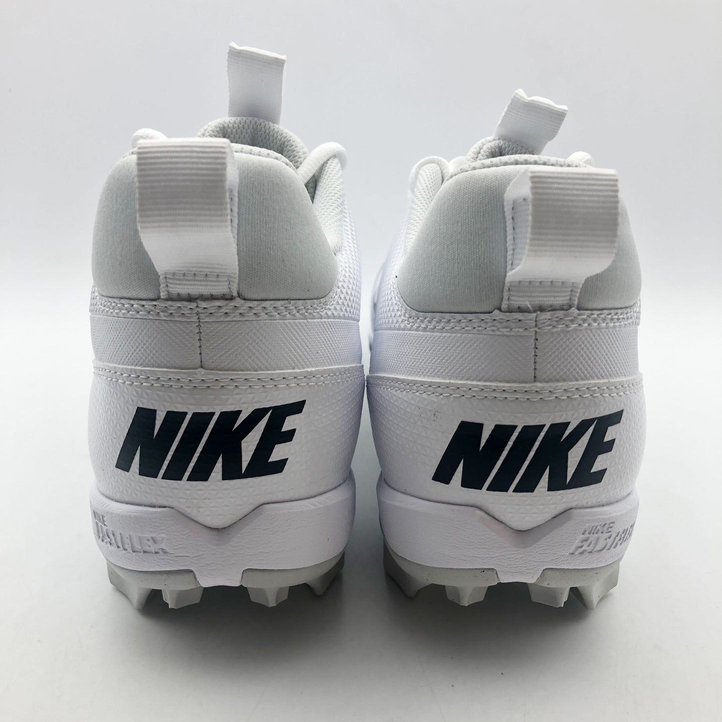 Nike Mens Alpha Menace 4 Shark Football Cleats Size 10 White Black NWOB