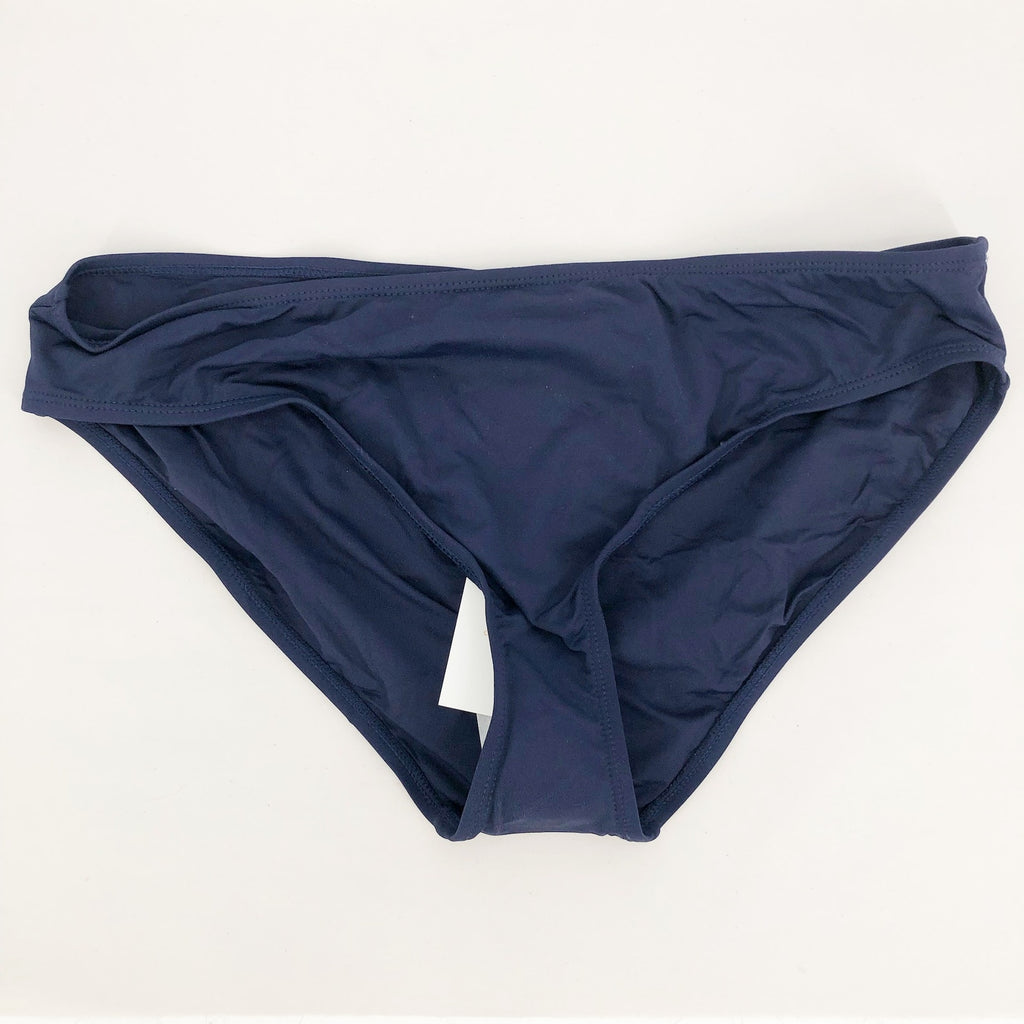 ANDIE SWIM Womens Bikini Bottom Medium Navy Blue Classic Low Rise Basic NWT