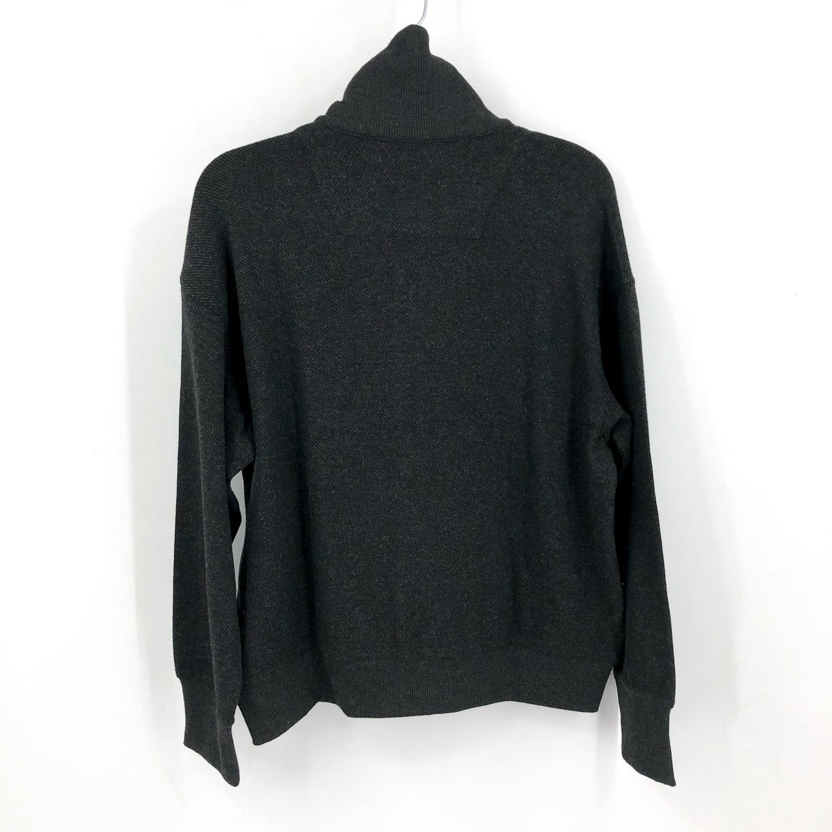 FAHERTY Legend Lounge Full Zip Sweatshirt Medium Heathered Black Twill NWT