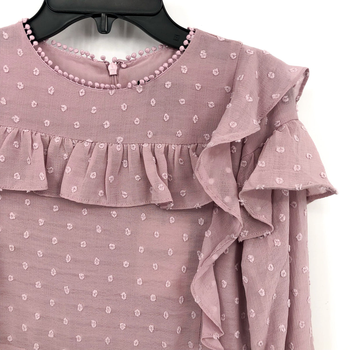 BARDOT JUNIOR Girl's Abbie Ruffle Flare Dress 16 Junior Purple Lilac NWT