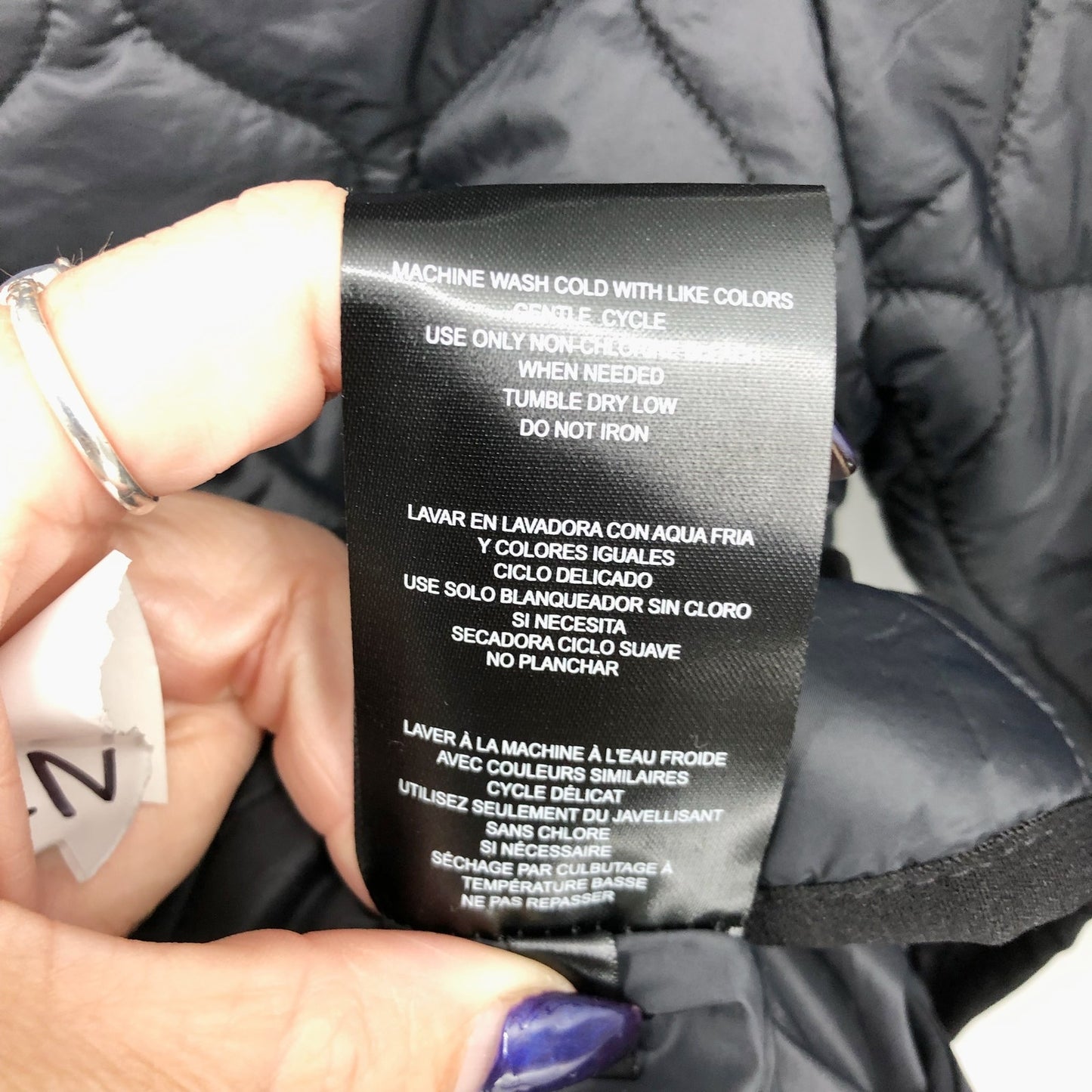 BASS OUTDOOR Women's Olympic Jacket XS Black Packable Quilted Insulated NWT