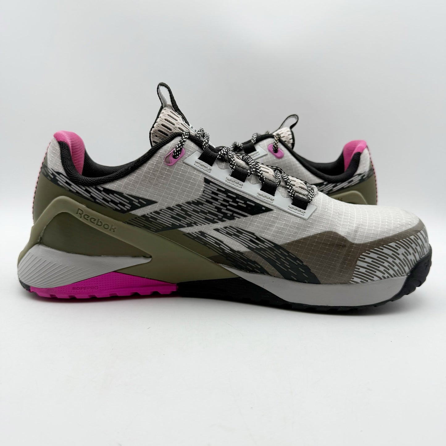 REEBOK Womens Nano X1 Adventure Comp Toe Work Shoes 12 Wide White Green SR NIB