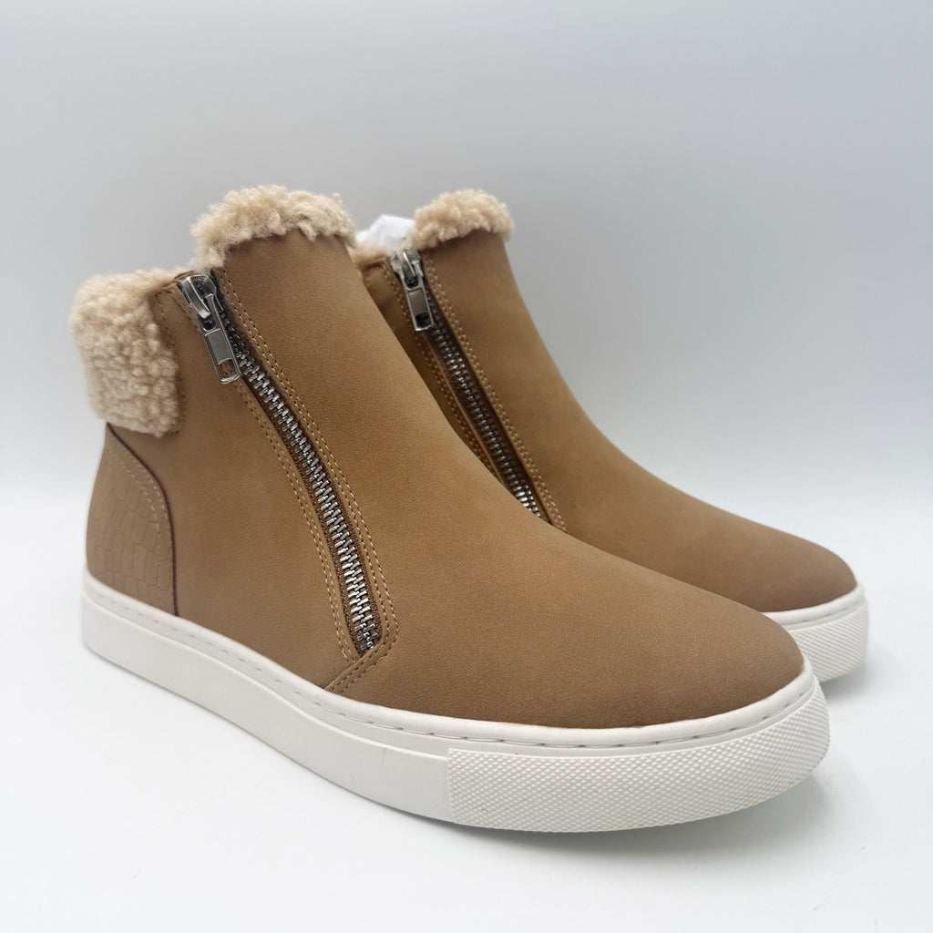 Dolce Vita Womens Adelyne Ankle Booties Size 7.5 Camel Tan NWOB