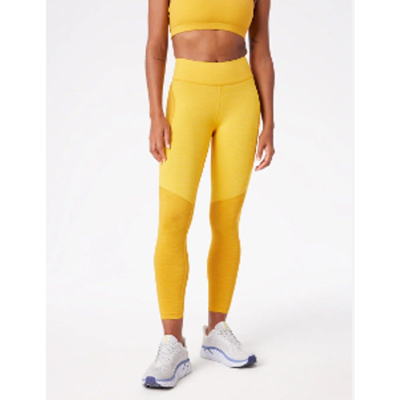 OUTDOOR VOICES Women's TechSweat Core 3/4 Legging XL Yellow Citrus Cider NWT