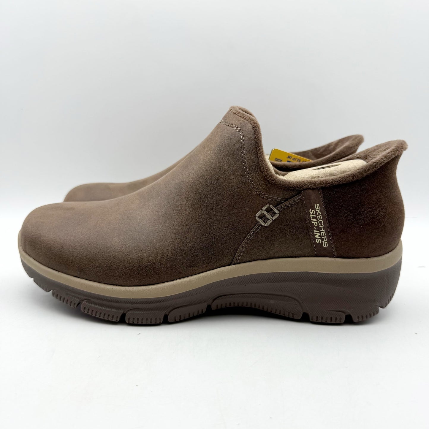 Skechers Womens Easy Going Modern Hour Slip On Shoes US 9 EU 39 Brown NIB