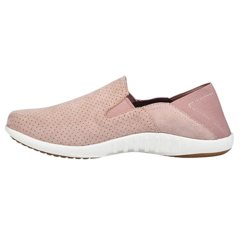 Spenco Waco Womens Siesta Convertible Slip On Shoes Size 9.5 Wide Pink Suede NIB