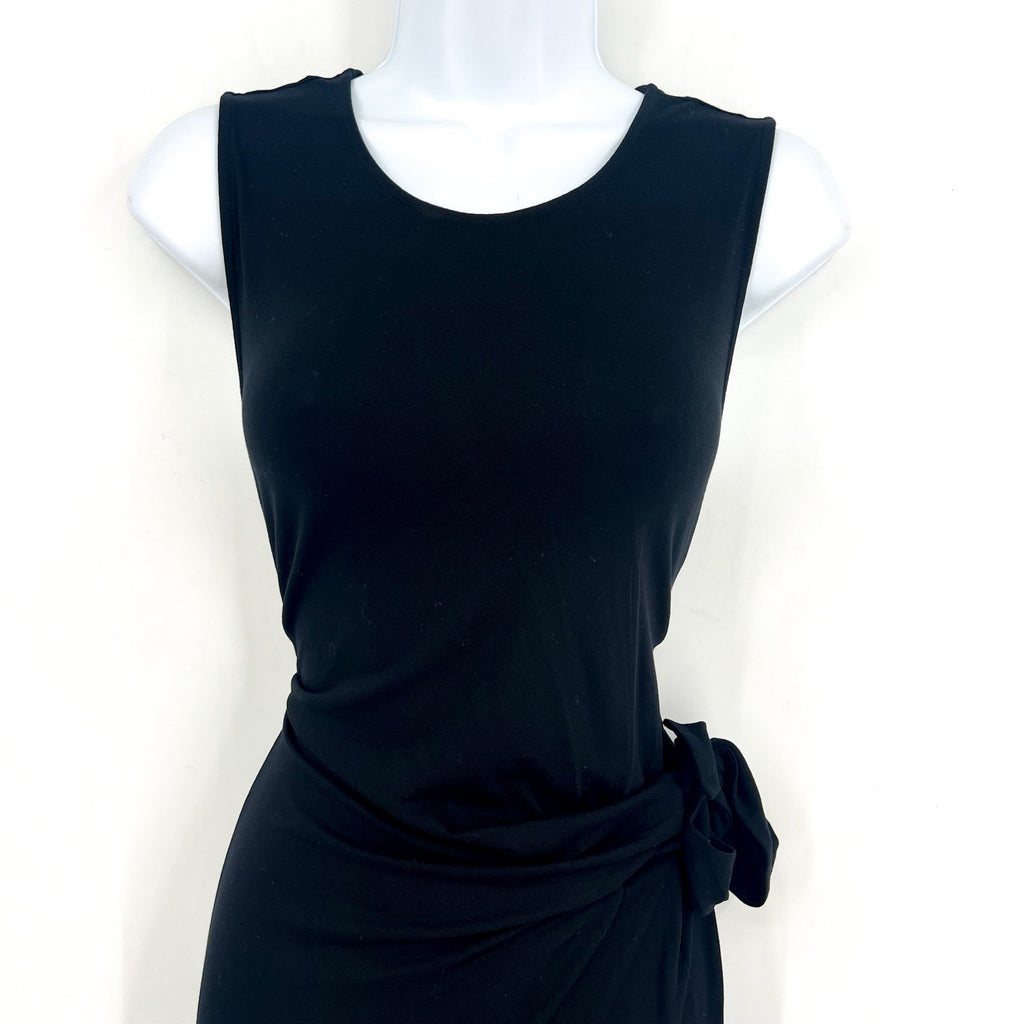 LILLY PULITZER Womens Bryson Sleeveless Maxi Dress Small Black Tie Waist NWT