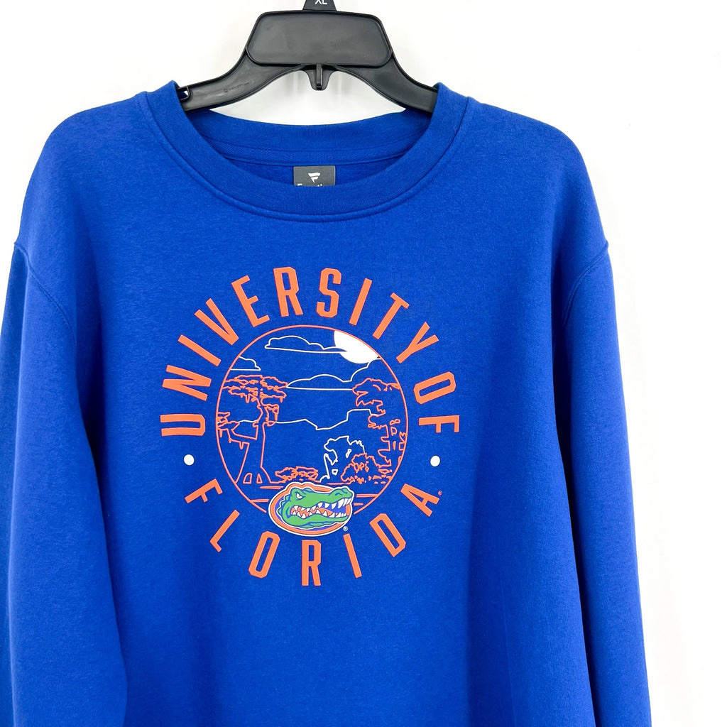 FANATICS  Unisex University of Florida Gators Crew Sweatshirt 2XL Royal Blue NWT