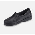 SAS Womens Twin Slip On Walking Shoes US 9.5 M EU 40-41 Black Leather NIB