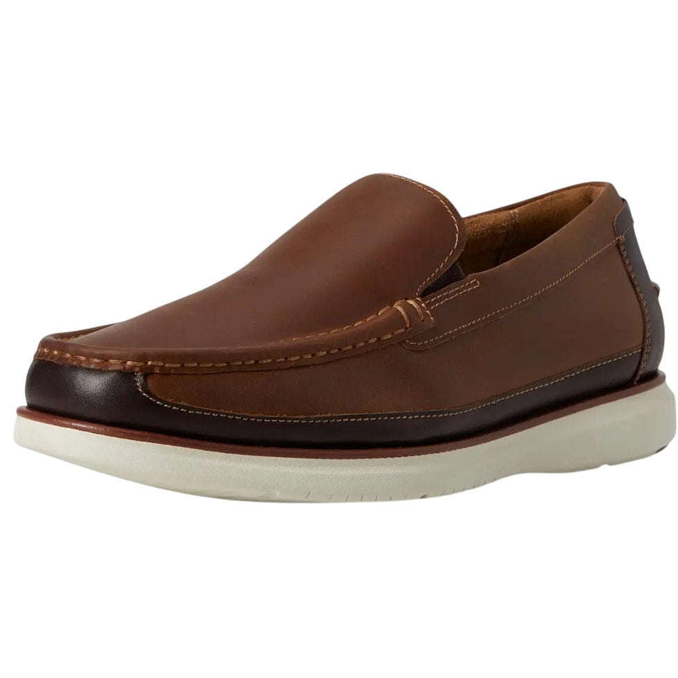 Florsheim Mens Tropics Moc Toe Venetian Loafers US 10.5 Wide Brown Leather NWOB