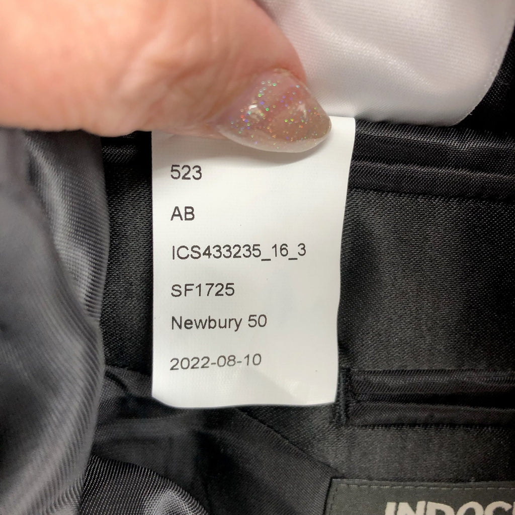 INDOCHINO Men Newbury Tuxedo Jacket 46R Black Satin Trim Shawl Lapel Blazer NWOT