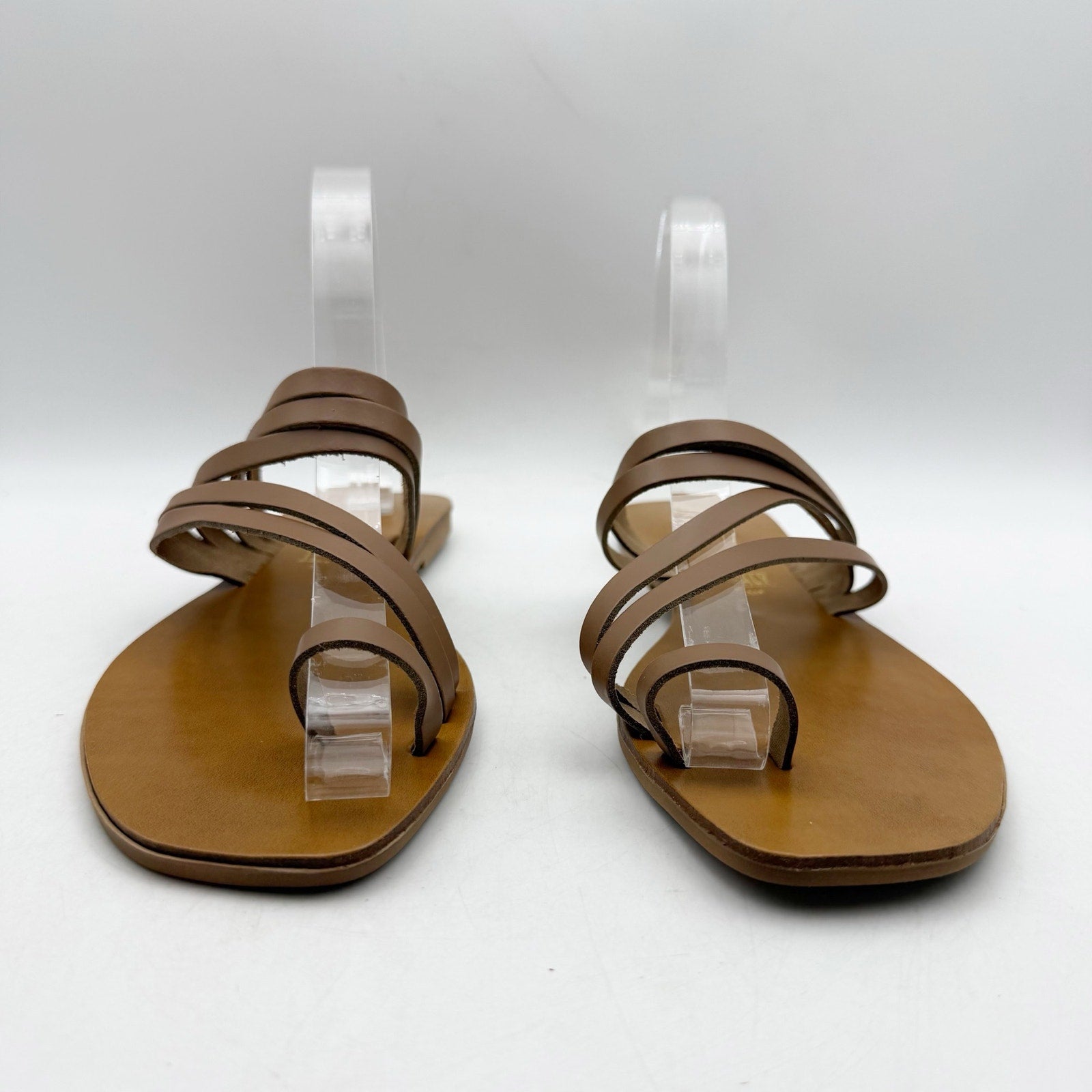 Seychelles Womens Summer Rain Sandals US 7 EU 38 Brown Leather NWOB