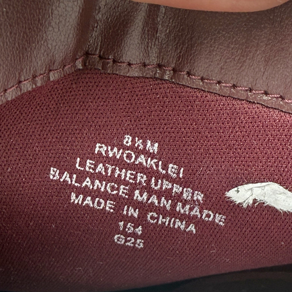 Rockport Womens Oaklei Ankle Boots Size 8.5 M Wine Red Suede NIB