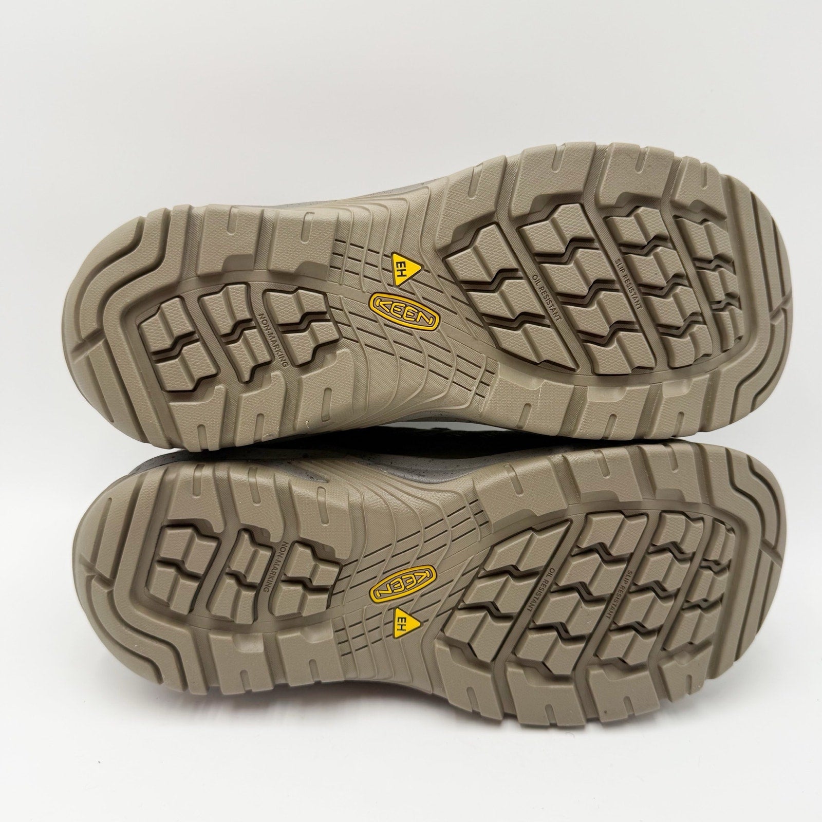 KEEN Utility Mens Reno KBF Work Shoes Size 7.5 Wide Grey Waterproof Soft Toe NIB