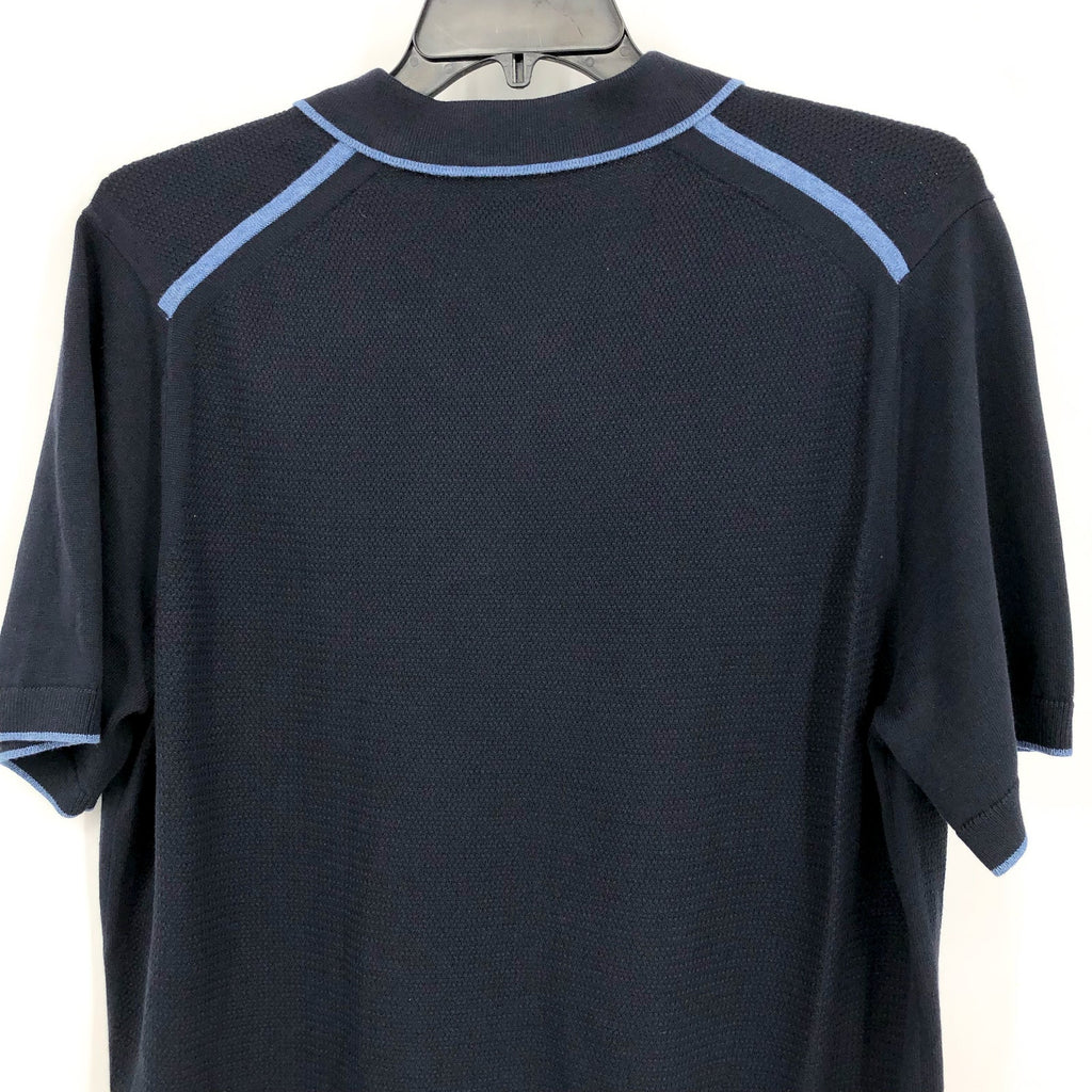 TOMMY BAHAMA Men's Coolside Sweater Polo XL Blue IslandZone Short Sleeve NWT