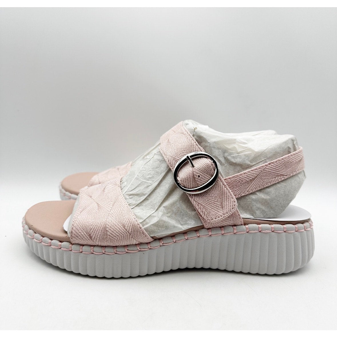 SKECHERS Womens Wilshire Boulevard Illusion of Love Sandals Size 8 Pink NIB